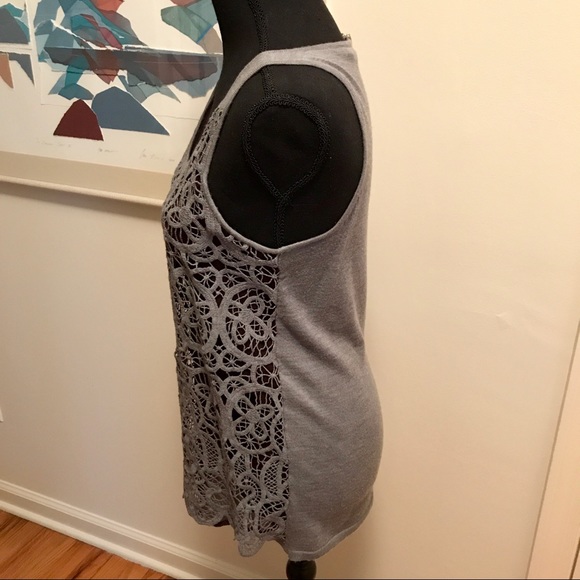 J Crew Crochet Silk & Merino Wool Tank Size S - Picture 2 of 8